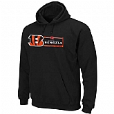Men's Cincinnati Bengals Majestic Critical Victory VII Pullover Hoodie - Black,baseball caps,new era cap wholesale,wholesale hats